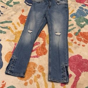 Zara Light Blue Straight Leg Jeans Size 12. Great Condition.